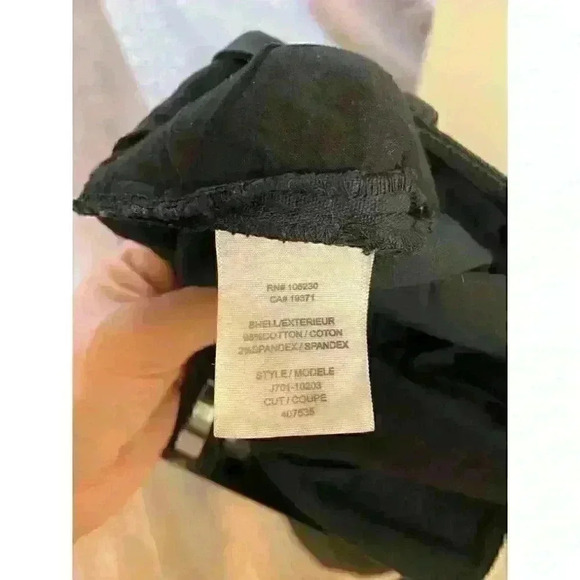 JOIE - Womens black straight leg khaki trousers , Sz 8 - Picture 5 of 5